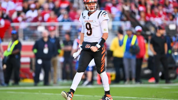 Bengals QB Joe Burrow earns AFC weekly honor for his play in Sunday’s win over 49ers