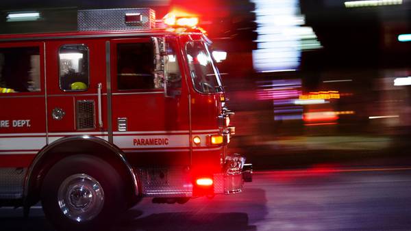 Several firefighters on scene of barn fire in Logan County