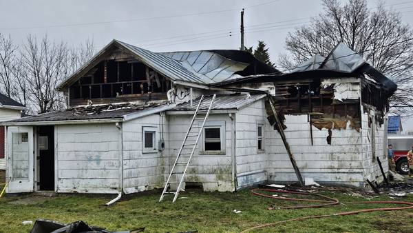 PHOTOS: House destroyed after catching fire on Christmas Eve