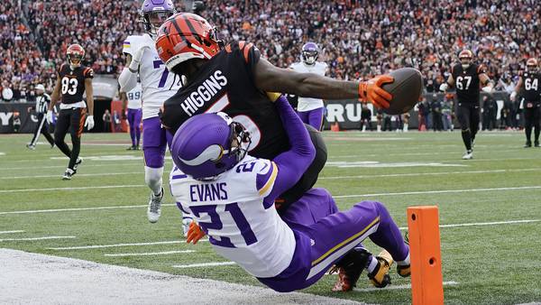Bengals improve playoff chances with comeback OT win over Vikings