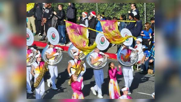 PHOTOS: Area high school marching band performs at this year’s Tournament of Rose Parade